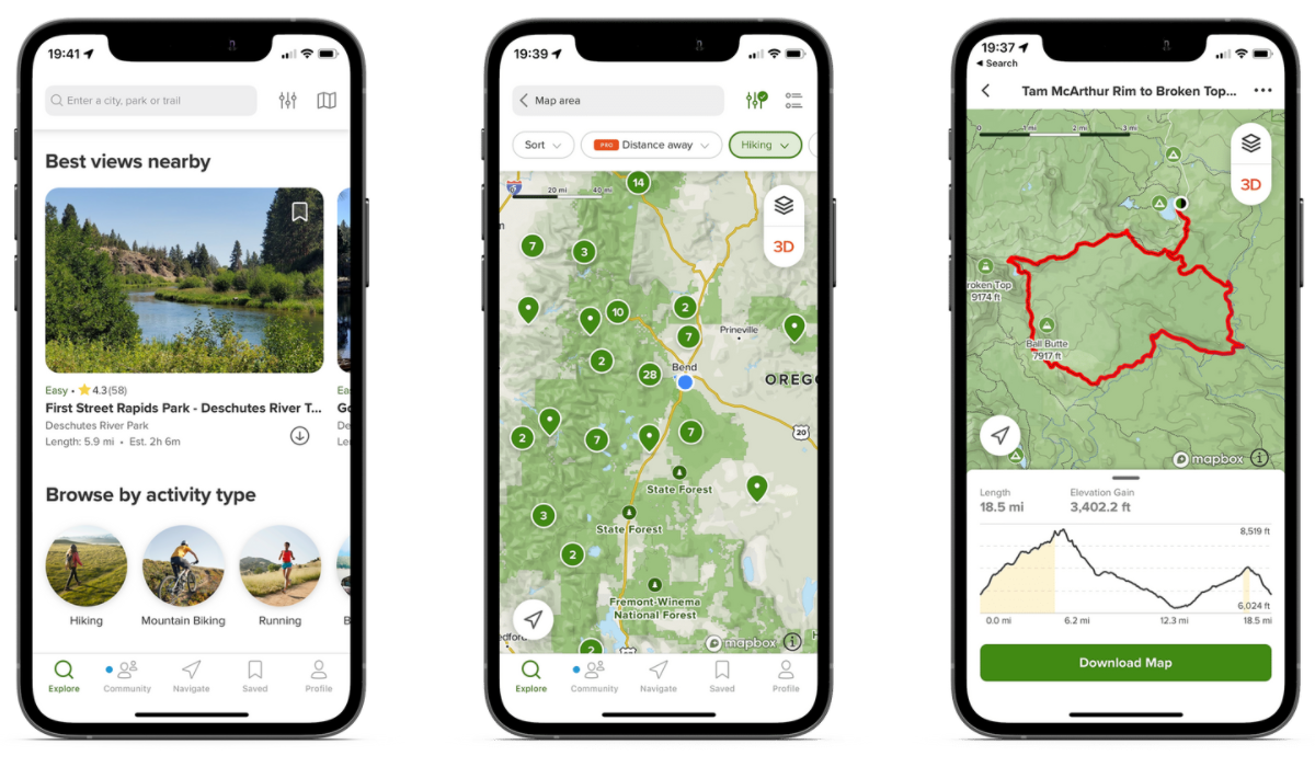 Alltrails App Screenshots